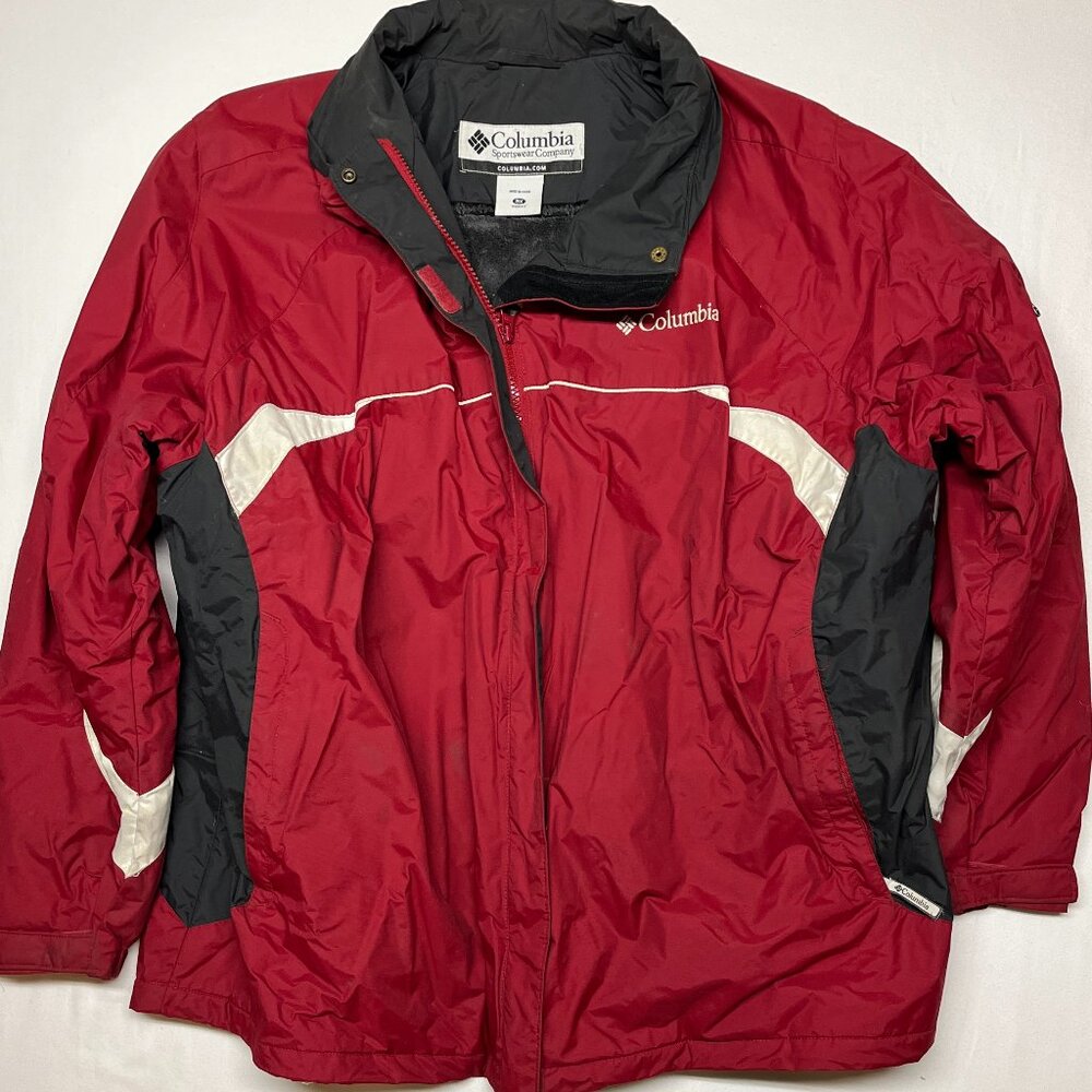 Columbia Women’s Winter Jacket Size 3X Red and White